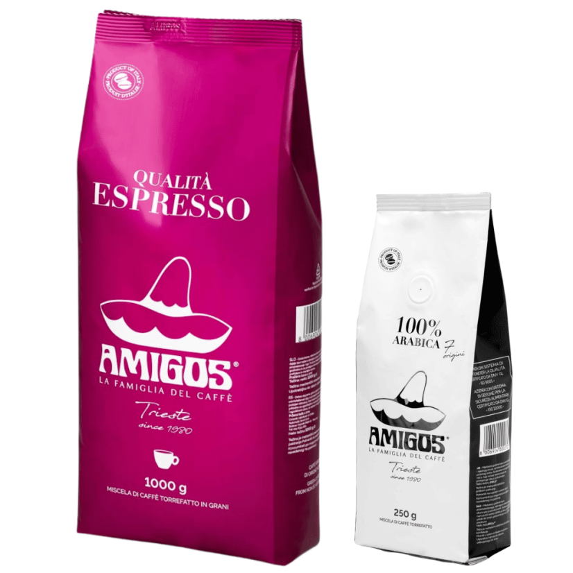 Amigos Pack: Espresso 1kg + 7 Origini 250g